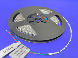 Светодиодная лента классическая 24V IP20 9W RGB